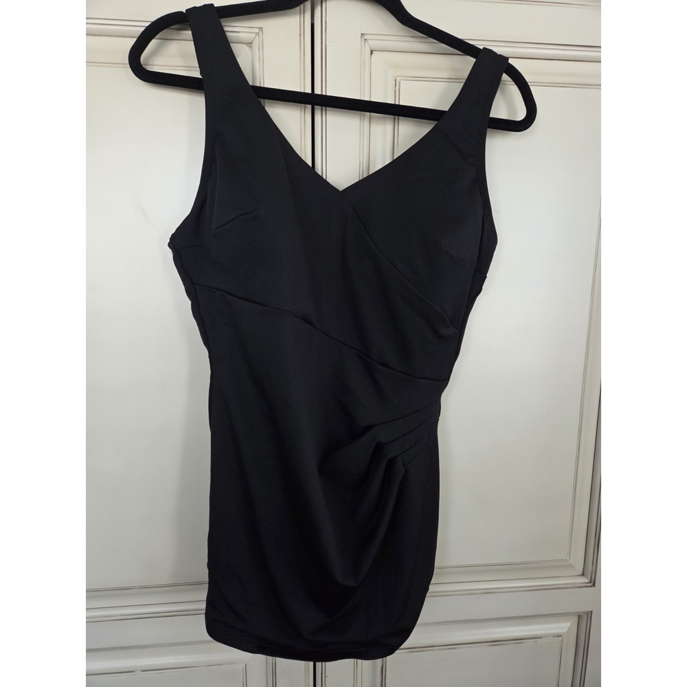 Roxanne Sheath Swimsuit‎ Women's 16 Black 40c Cup